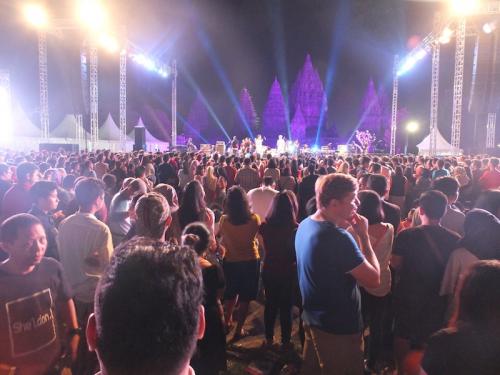 Festival Musik di Halaman Candi Prambanan